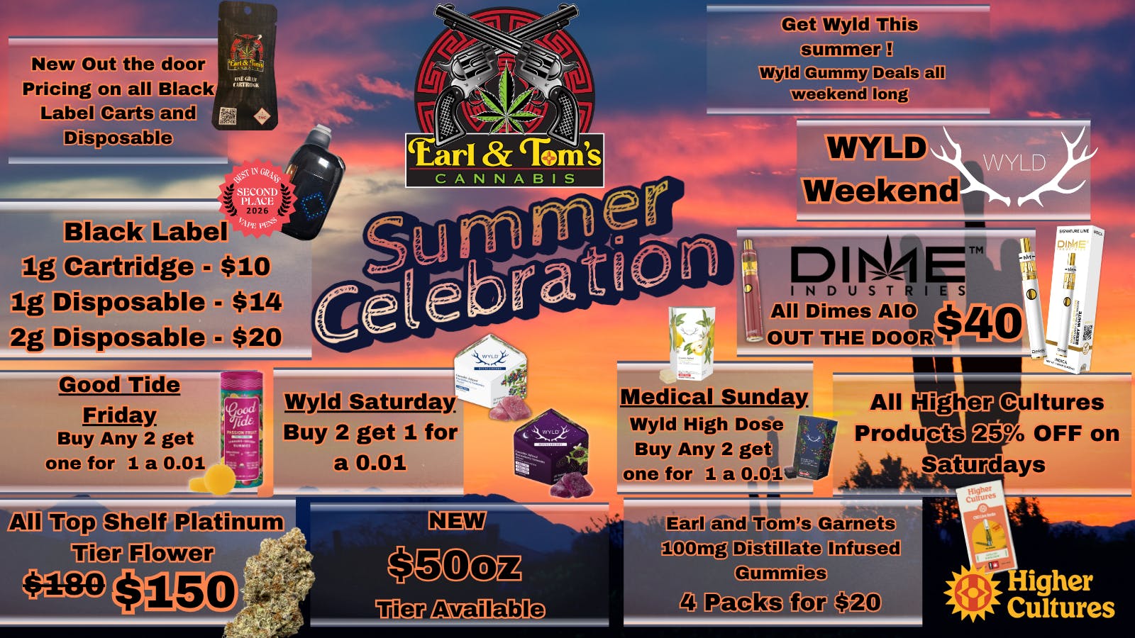 Earl and Tom's Summer Celebration