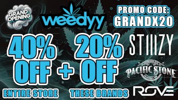 Weedyy - Ontario EXTRA 20% OFF STIIIZY, ROVE, & PACIFIC STONE