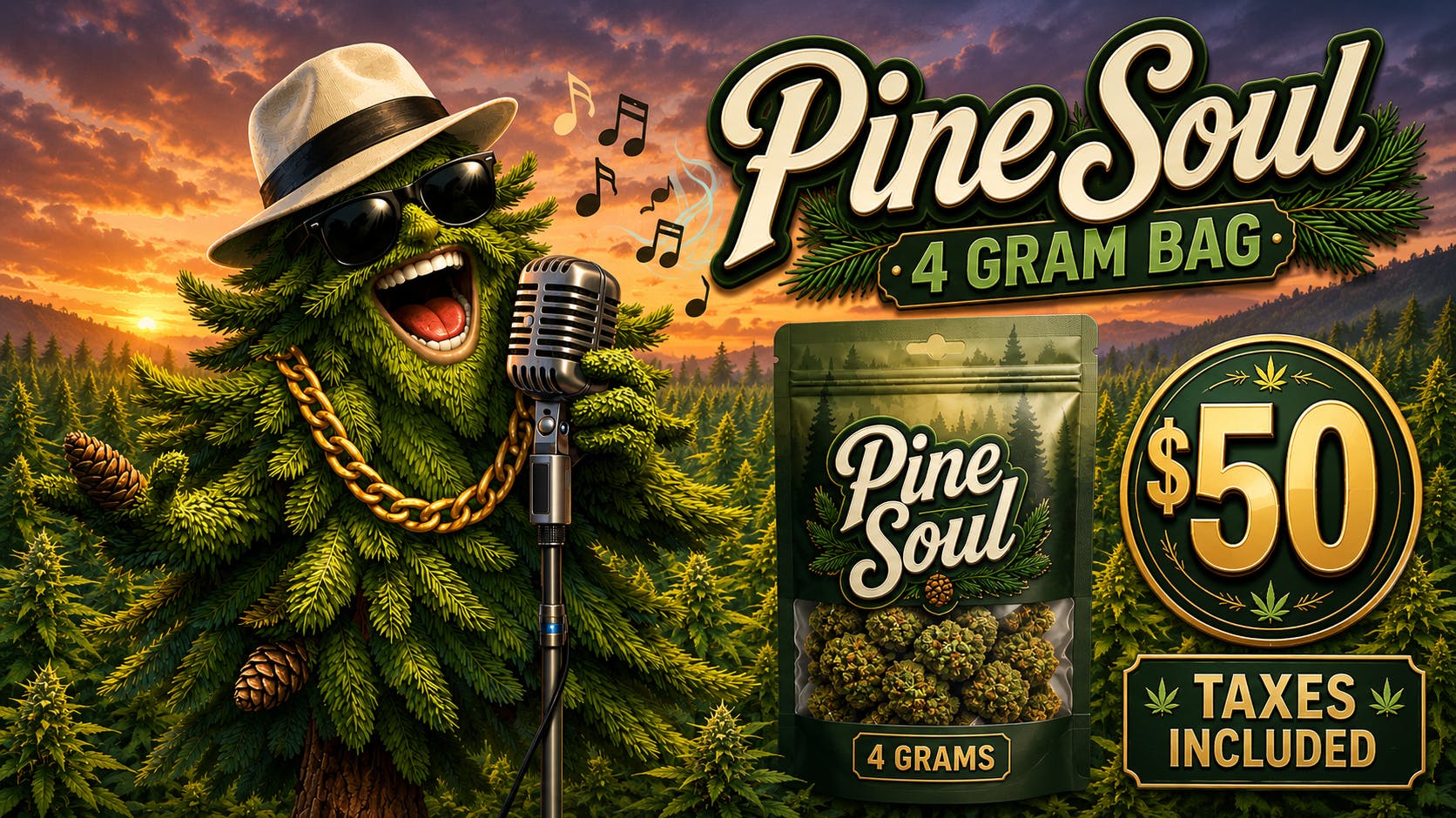 higherplace Pine Soul 4g Bag SALE