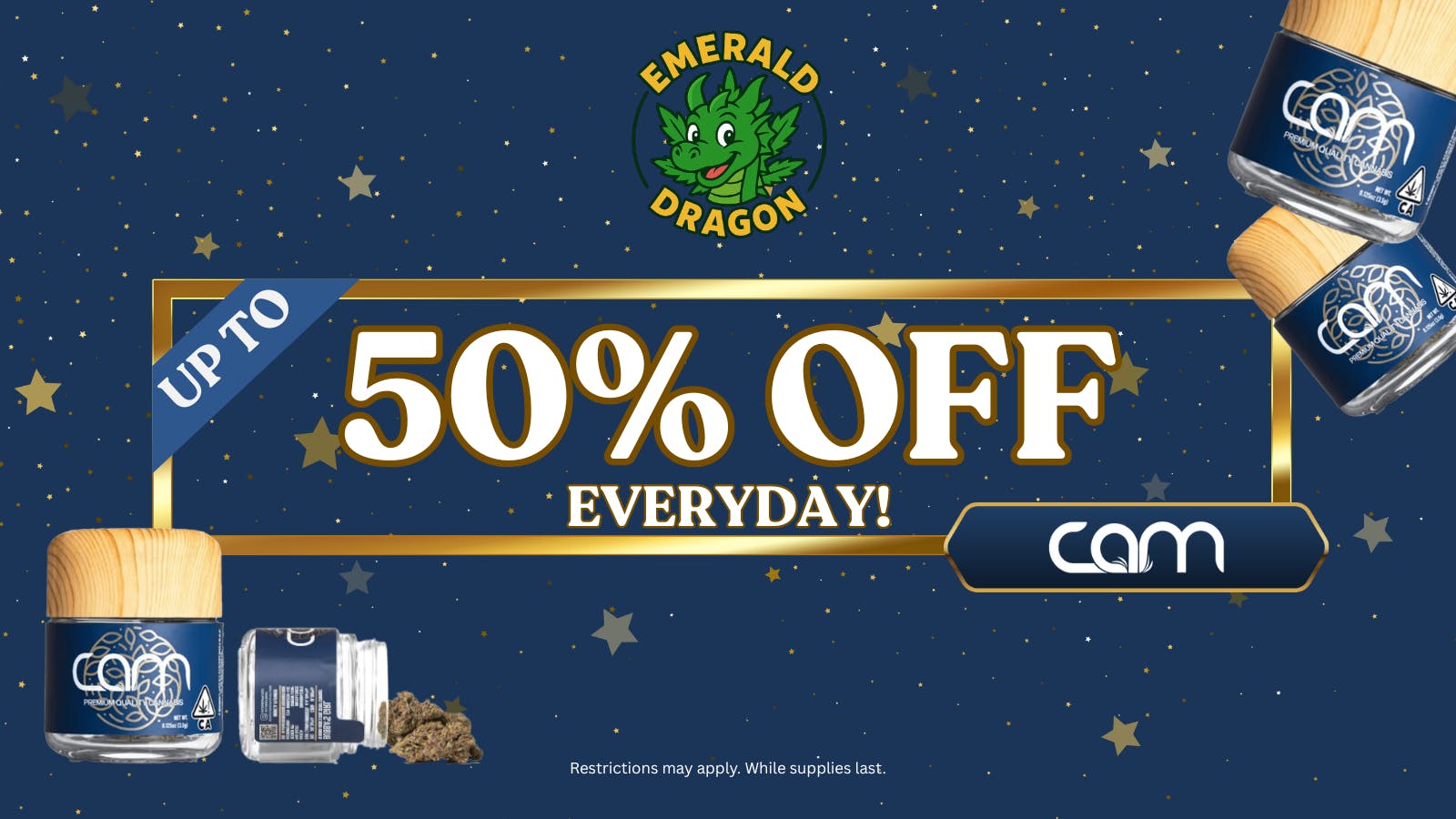 Emerald Dragon CAM FLOWER DEAL!!!