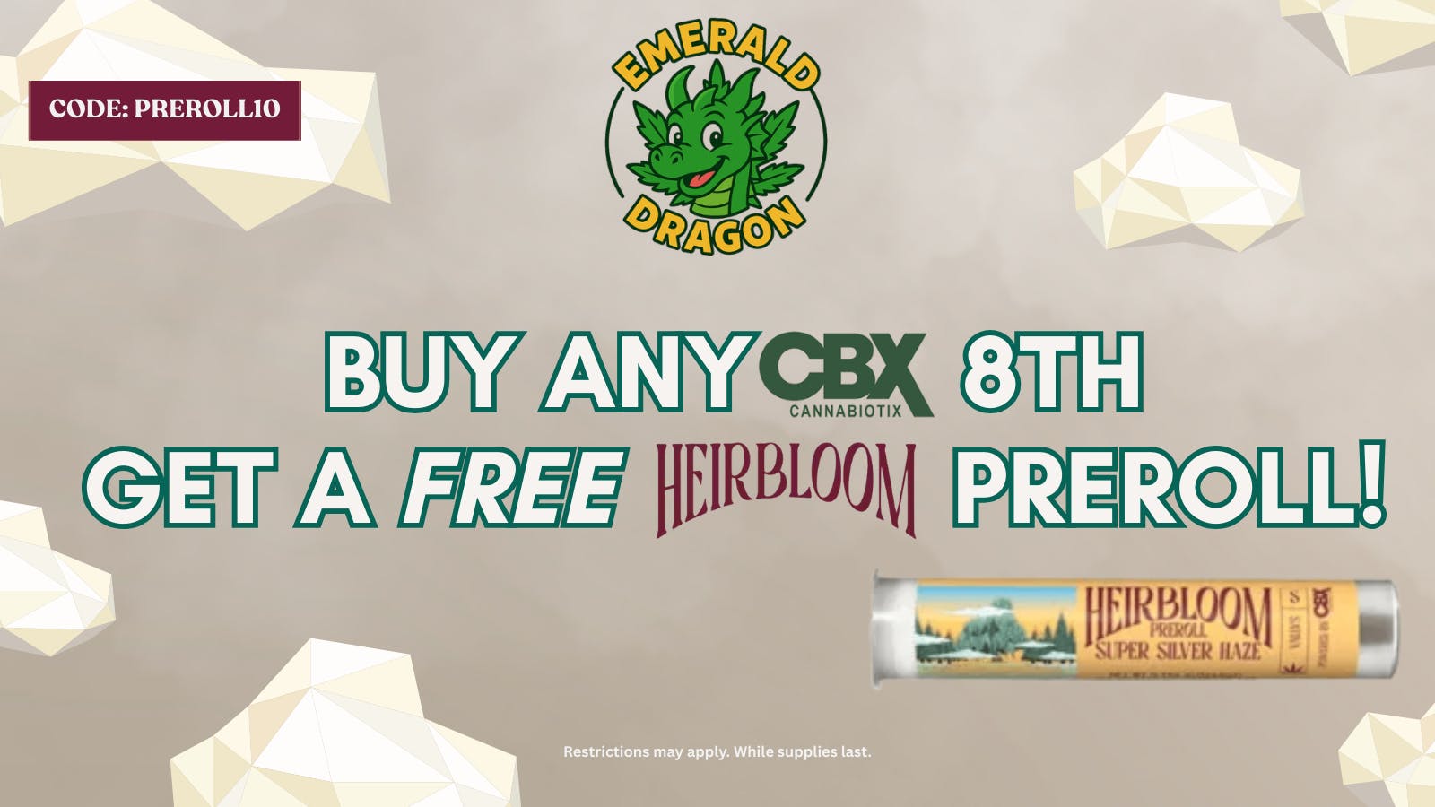 Emerald Dragon CBX + Heirbloom DEAL!!!