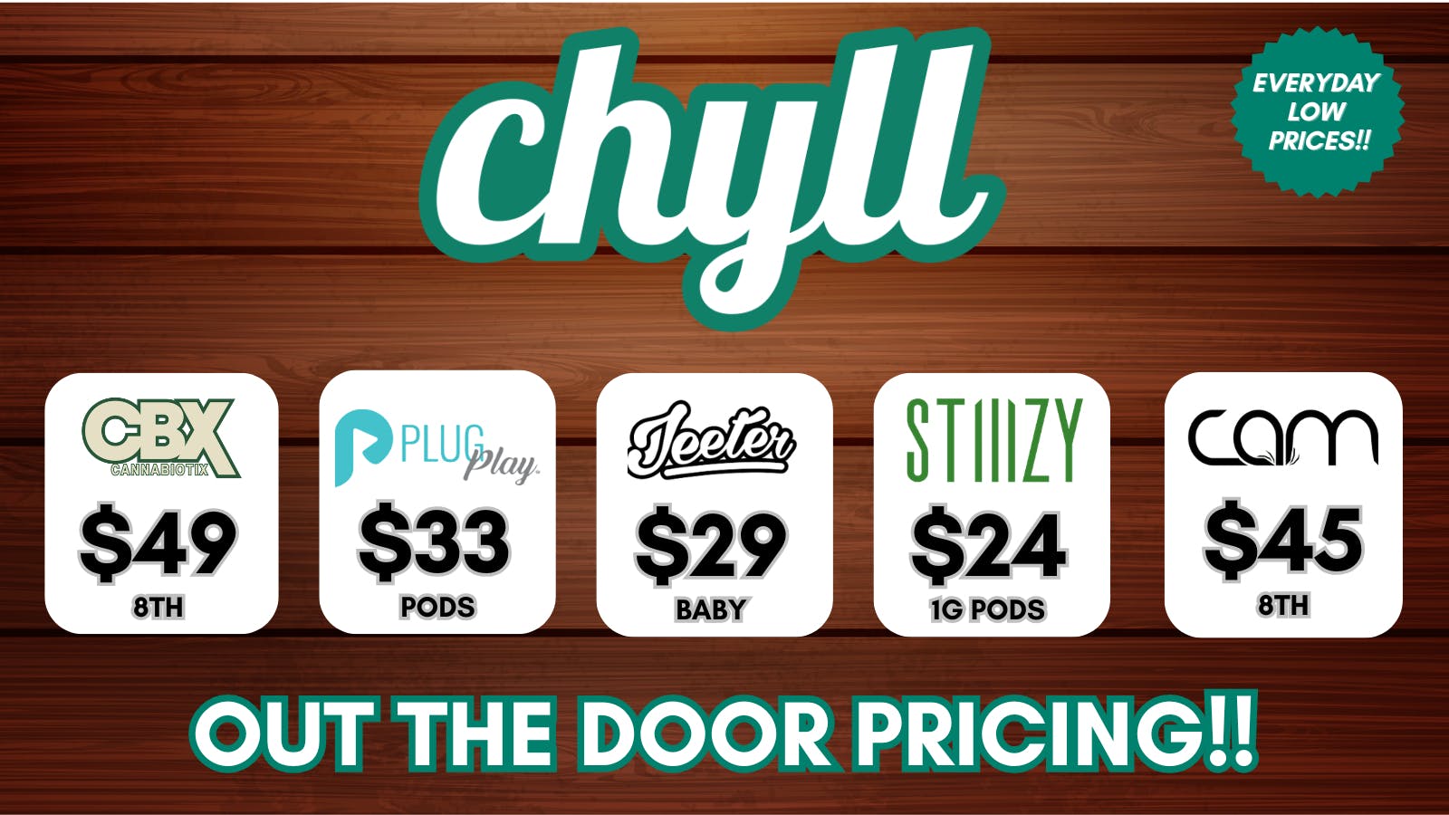 Chyll EVERYDAY LOWEST PRICES ON BEST BRANDS!!!!