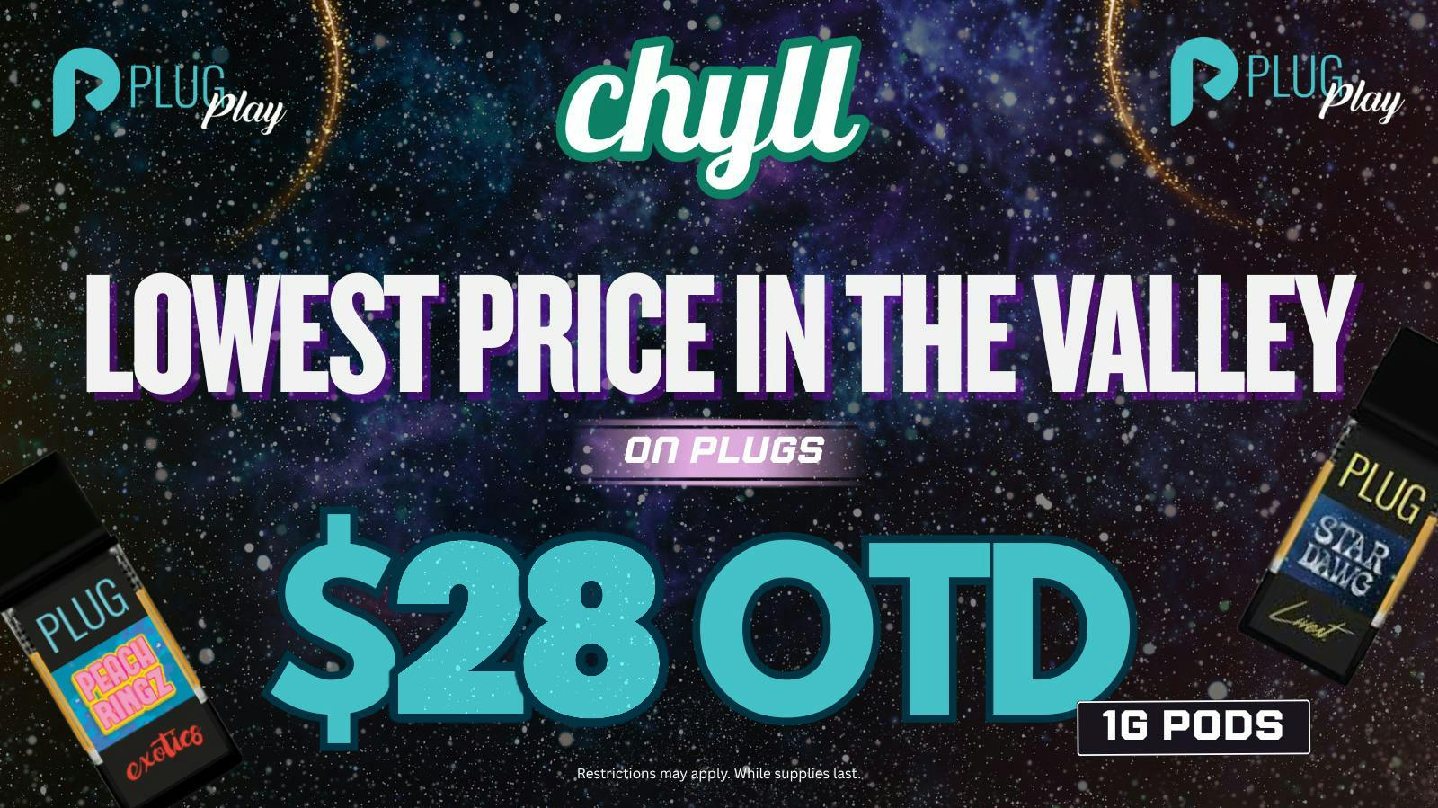 Chyll PLUGPLAY $28 /POD OTD!!!!