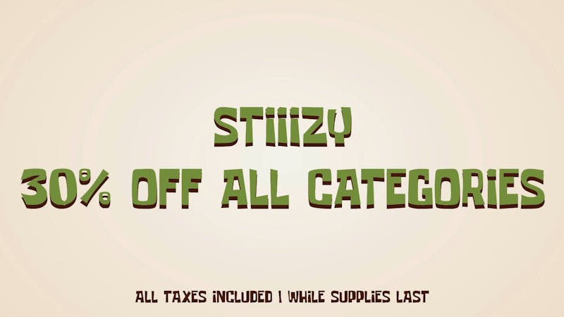 On Deck Delivery GET 30% OFF ALL STIIZY ITEMS