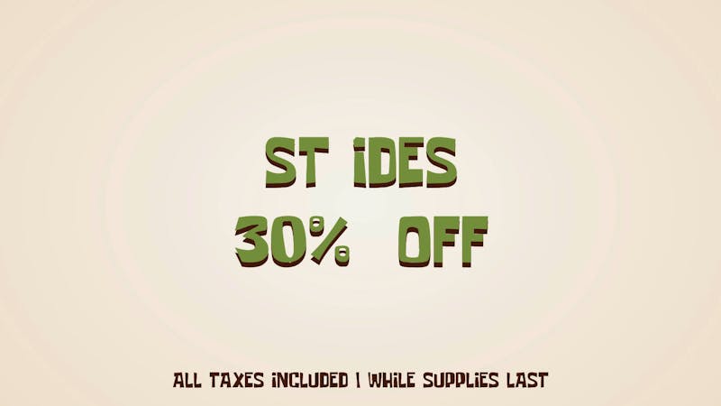 On Deck Delivery GET 30% OF ALL ST. IDES PRODUCTS