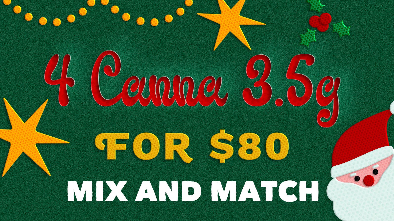 On Deck Delivery BUY 4 CANNA 8THS FOR $80 MIX AND MATCH