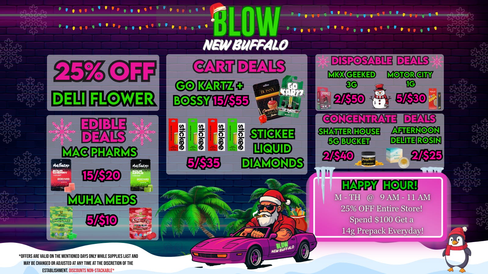 Blow Cannabis - OPEN NOW!! Warm Greetings & Hot Deals!