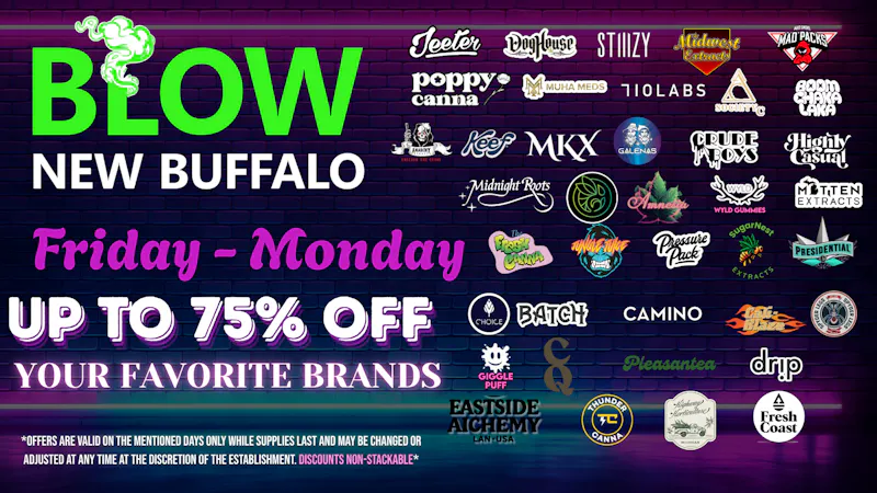 Blow Cannabis - OPEN NOW!! Friday - Monday Deals!