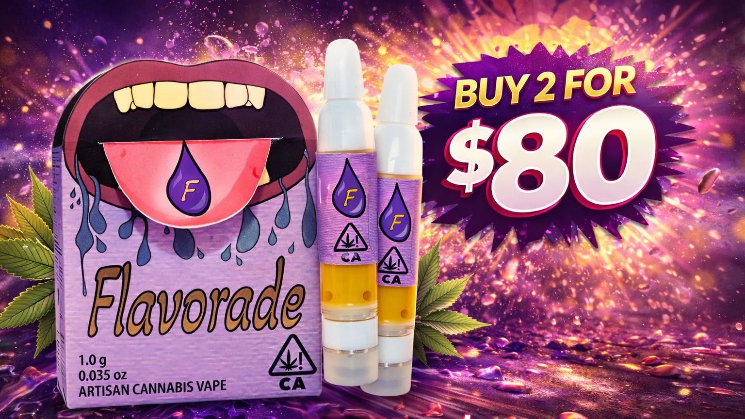 San Fernando Express 2 FOR $80 FLAVORADE CARTRIDGES