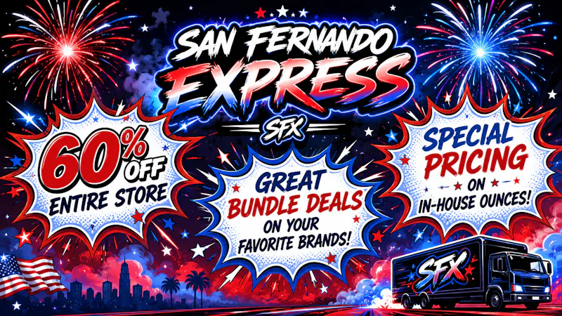 San Fernando Express HAPPY 4TH OF JULY |FREE DELIVERY + MORE @ CHECKOUT