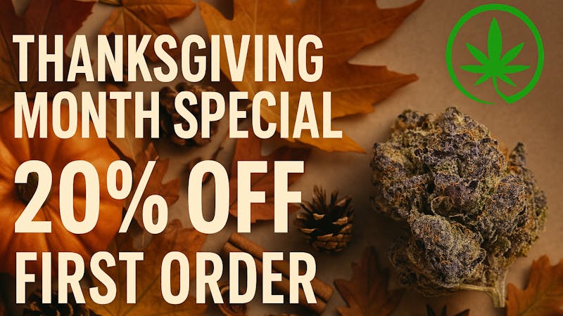 Weedyy - San Francisco South Thanksgiving month special!