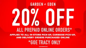 Garden Of Eden - Tracy Stock-Up Sundays
