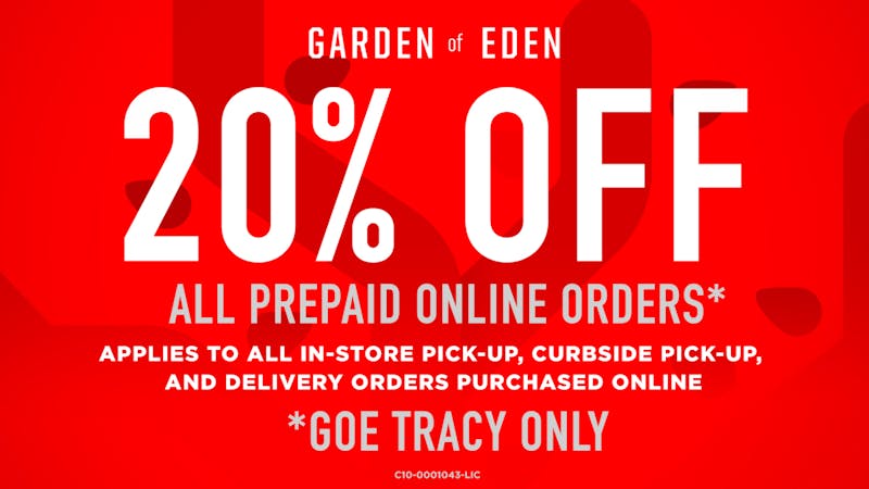 Garden Of Eden - Tracy Stock-Up Sundays
