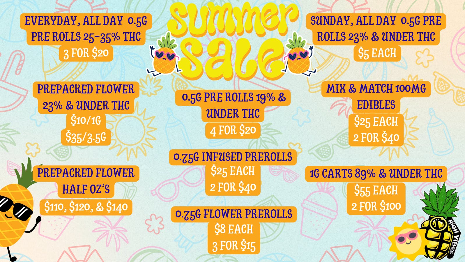 High Vibes Sunny Summer Days Sale!