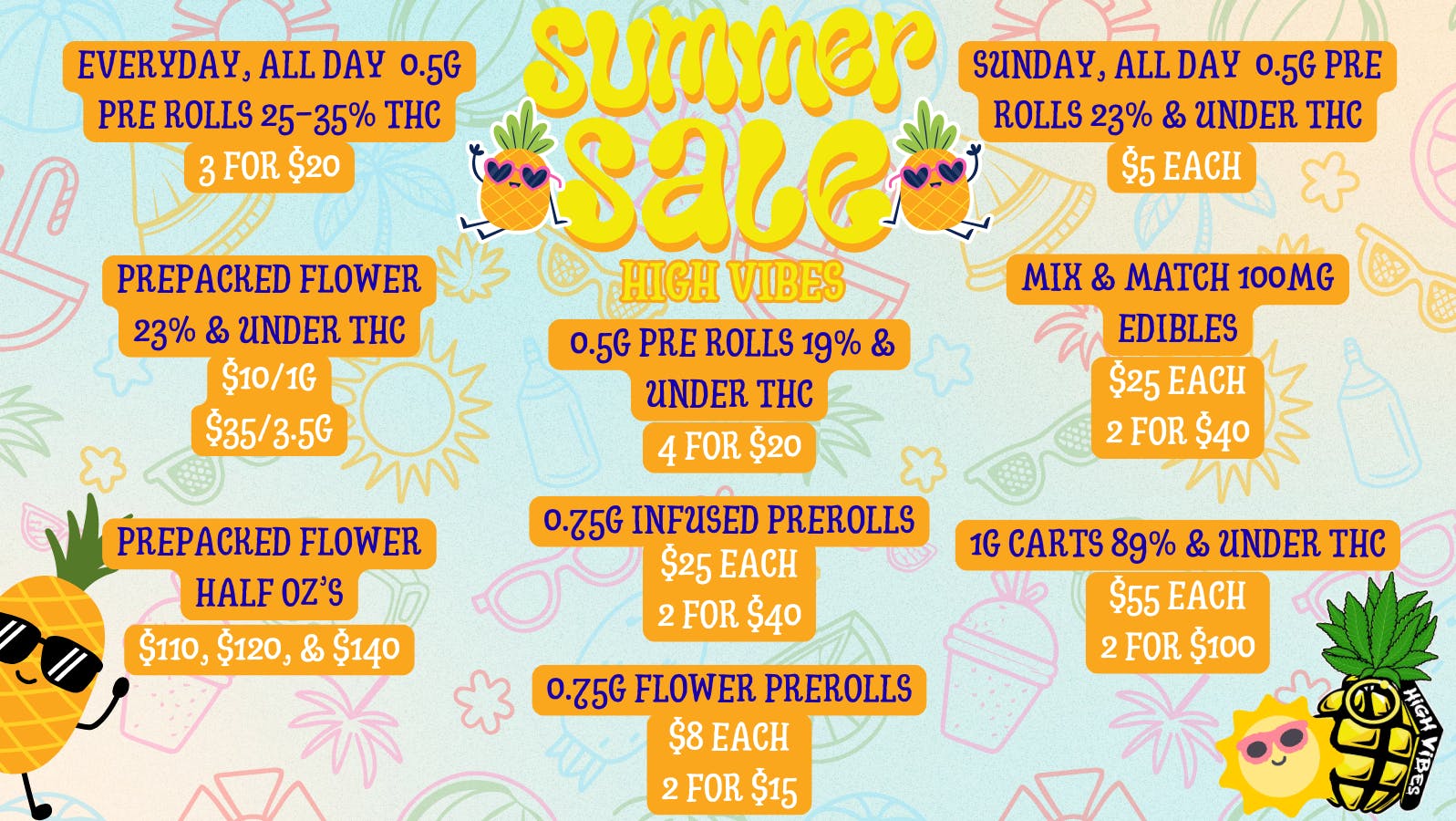 High Vibes Sunny Summer Days Sale!