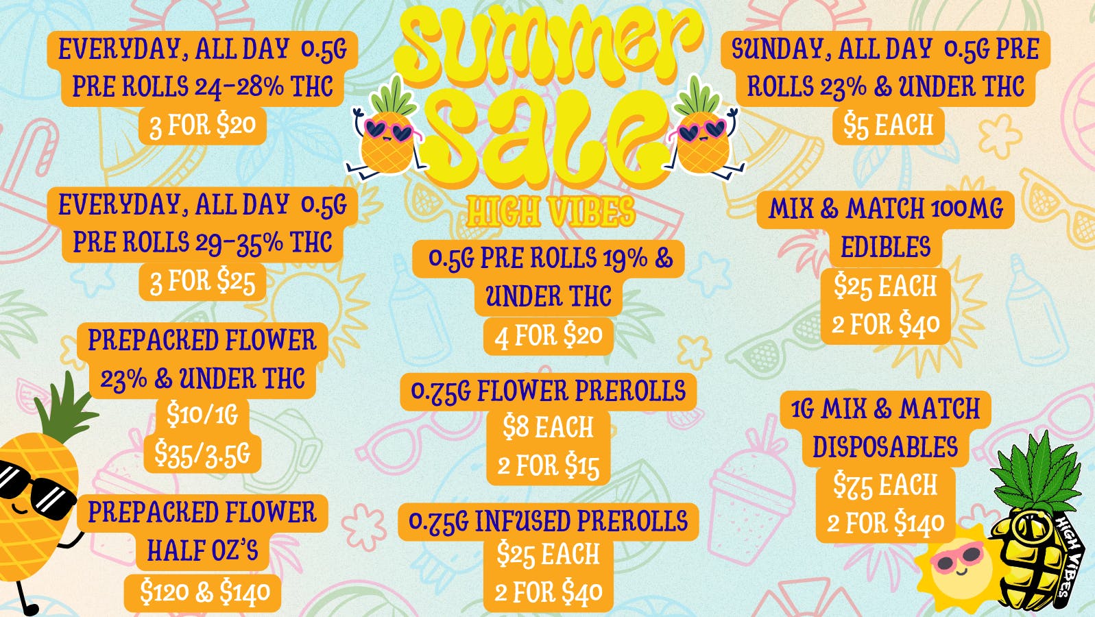 High Vibes Sunny Summer Days Sale!