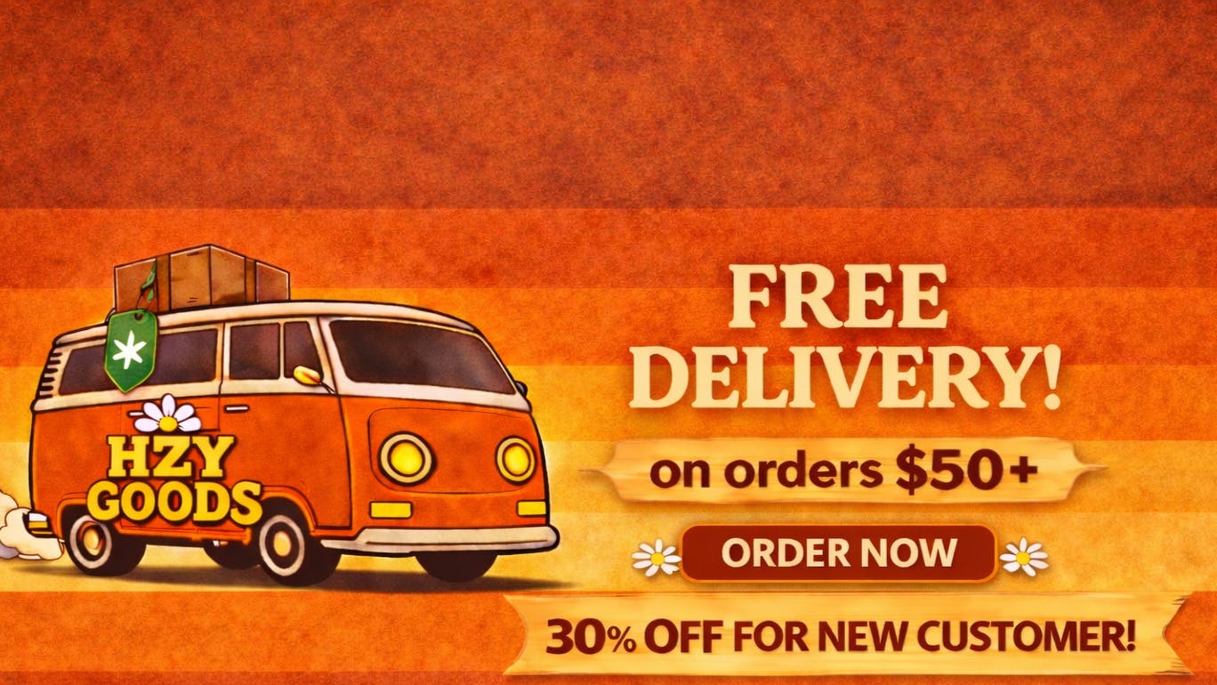 HZY Goods Delivery New Customer 30% OFF 🔥Stacks 420 Deals🔥