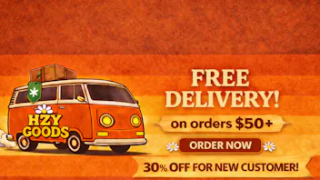 HZY Goods New Customer 30% OFF 🔥Stacks 420 Deals🔥