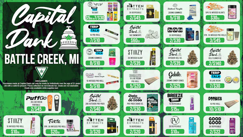 Capital Dank - Battle Creek - NOW OPEN DANKEST DEALS IN MICHIGAN! 😎🕺