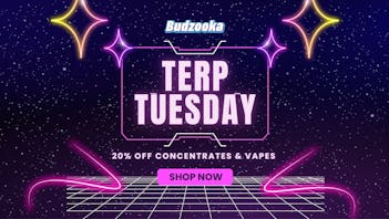 Budzooka Dispensary 25% OFF All Vapes & Concentrates