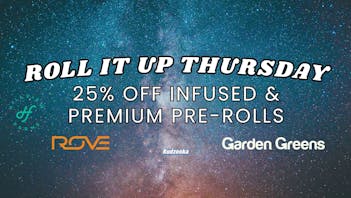 Budzooka Dispensary RULL IT UP THURSDAY