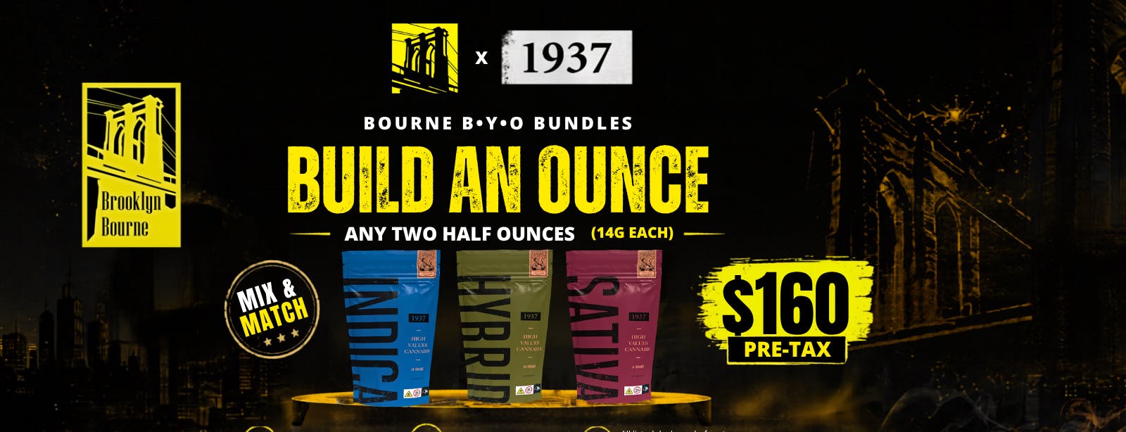 Brooklyn Bourne Dispensary BUILD-AN-OUNCE | 1937