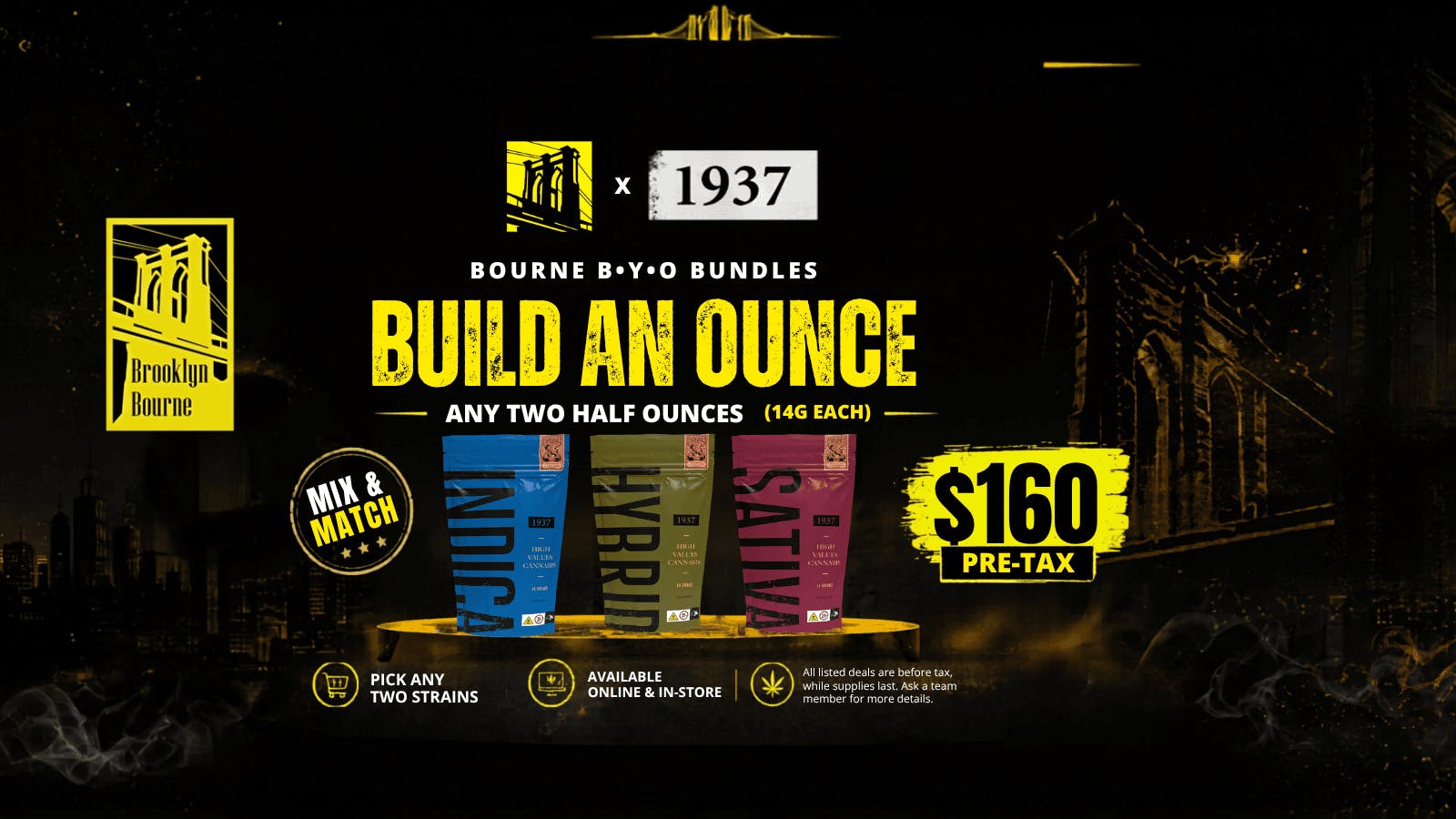 Brooklyn Bourne Dispensary BUILD-AN-OUNCE | 1937