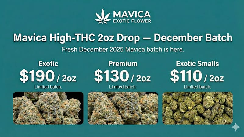 Cali Cannabis Care - Gaslamp District Mavica High-THC 2oz Drop — December Batch