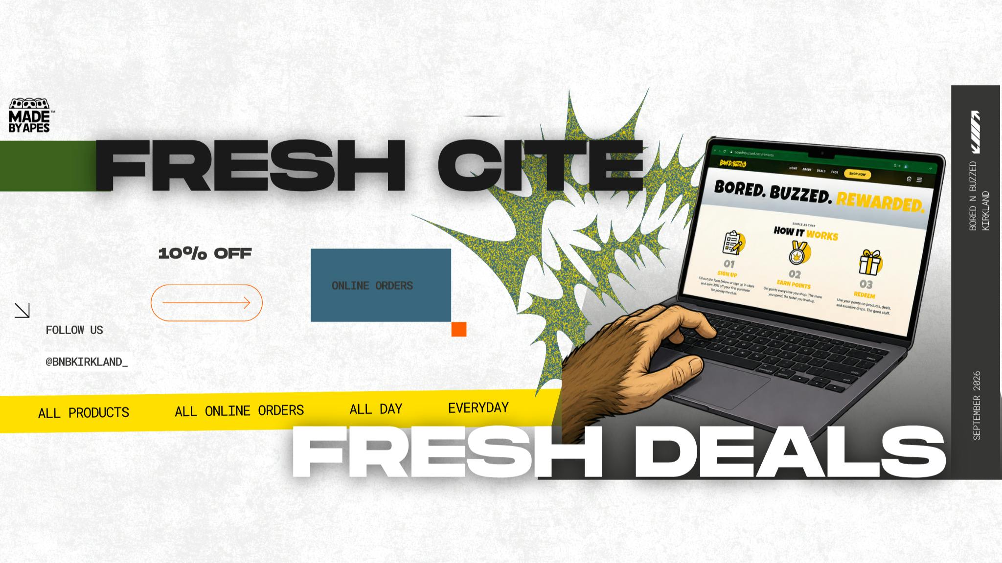 BORED N BUZZED 10% Off All Online Orders