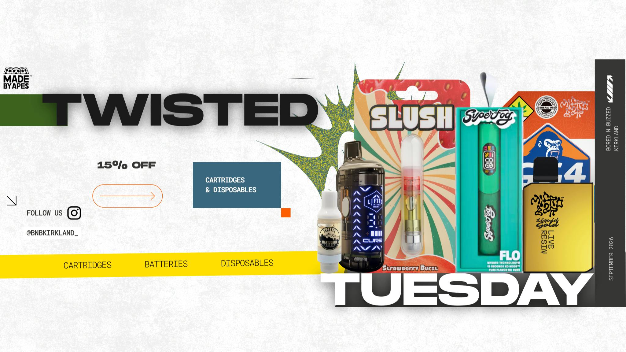 BORED N BUZZED Twisted Tuesday