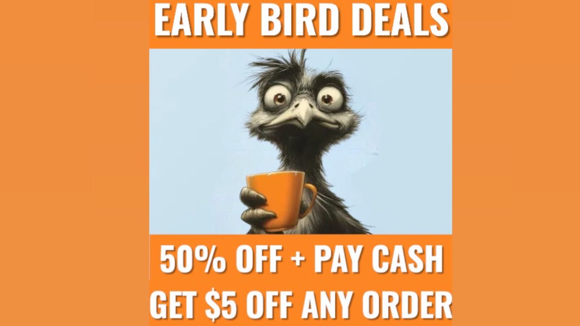 BudExpress - North Park Early Birdie | 50% OFF + PAY CASH GET $5 OFF