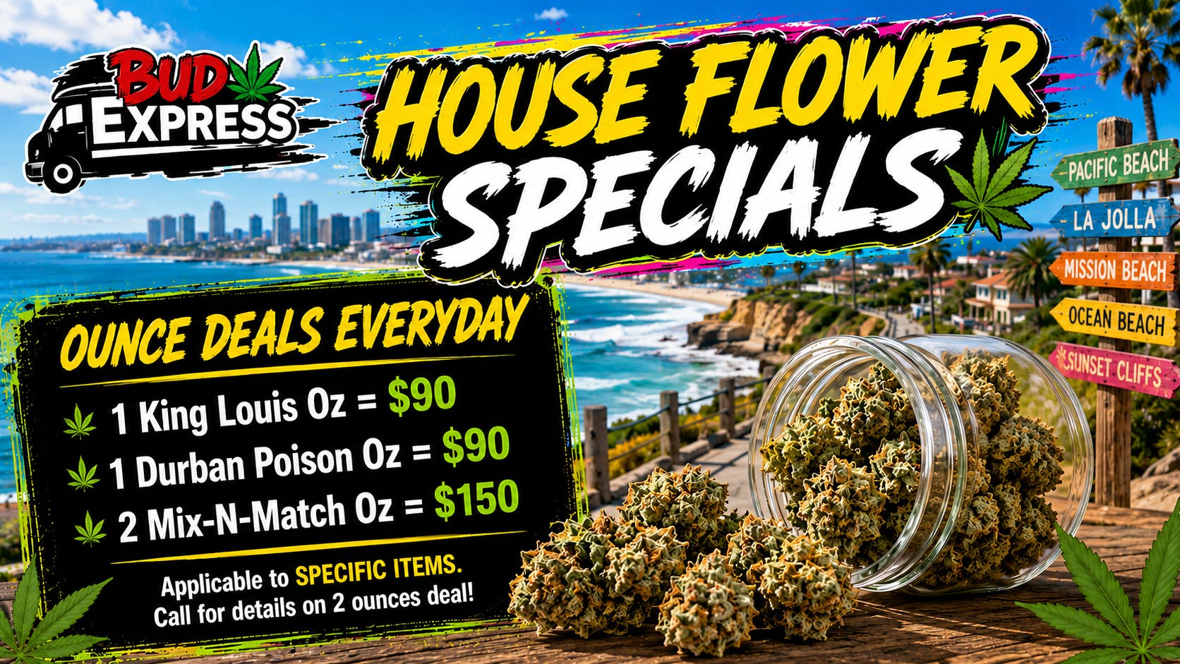 BudExpress - Gaslamp 2 OZ FOR $150 | MIX N MATCH DEALS