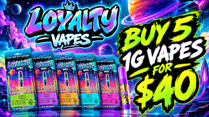 GreenField BUY 5 1G VAPES FOR $40