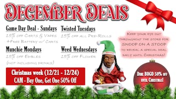 Sessco Recreational Dispensary December Deals!