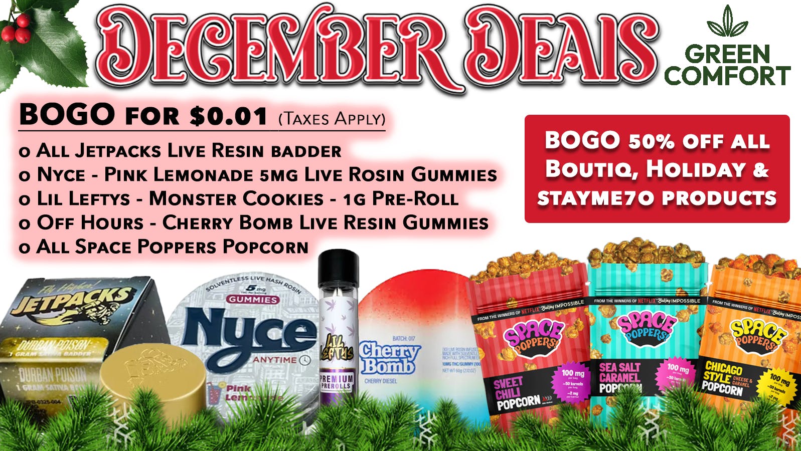 Green Comfort GC December Deals