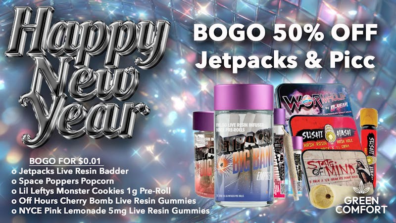 Green Comfort Bye Bye 2025 BOGOs