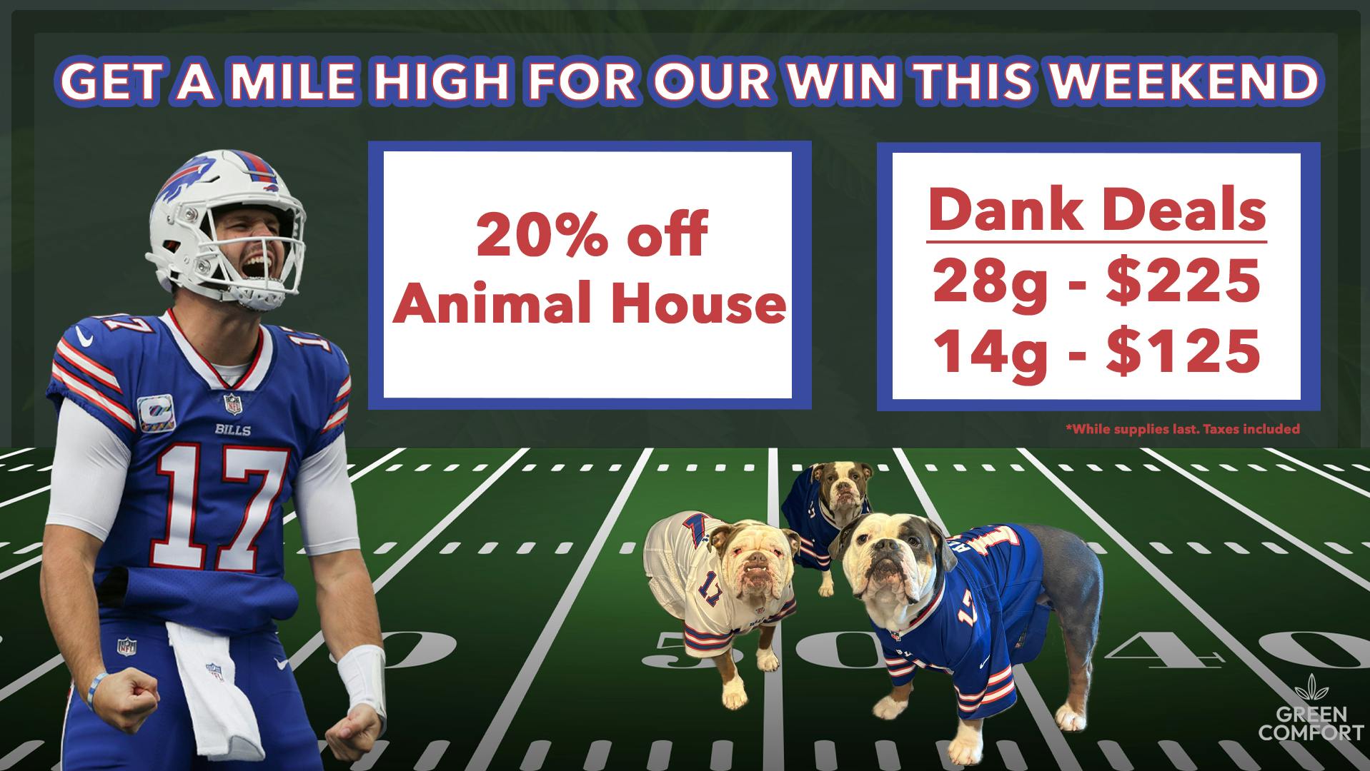 Green Comfort Let's Go Buffalo!