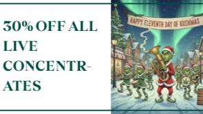 The Agriculturalist 30% Off All Concentrates