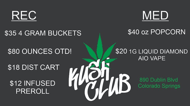 Kush Club *** REC and MED Deals ***