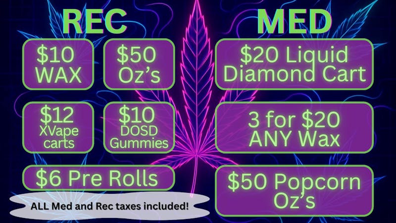 Kush Club **Med & Rec Deals**