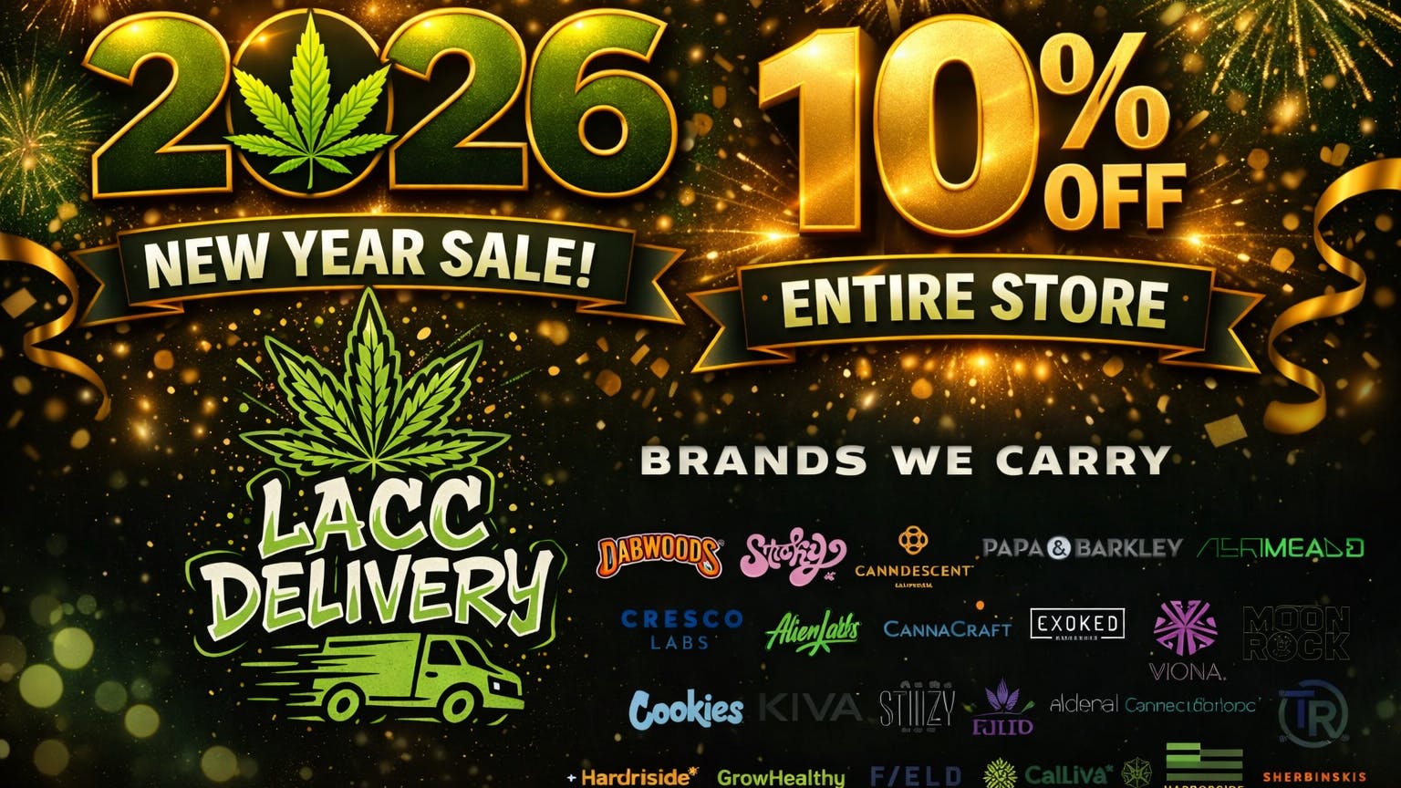 LACC - Ontario 🎆 NY26 New Year Sale – 10% Off Entire Store
