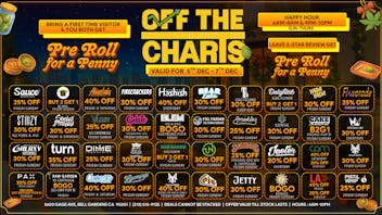 Off The Charts - Bell Gardens - NOW OPEN!! 🍃 THE HOLI-DEALS ARE HERE! 🍃