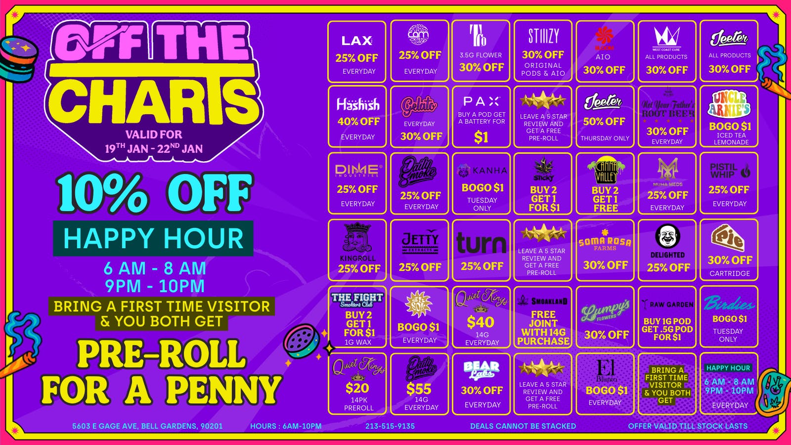 Off The Charts - Bell Gardens - NOW OPEN!! Off The Charts - Bell Gardens - NOW OPEN!