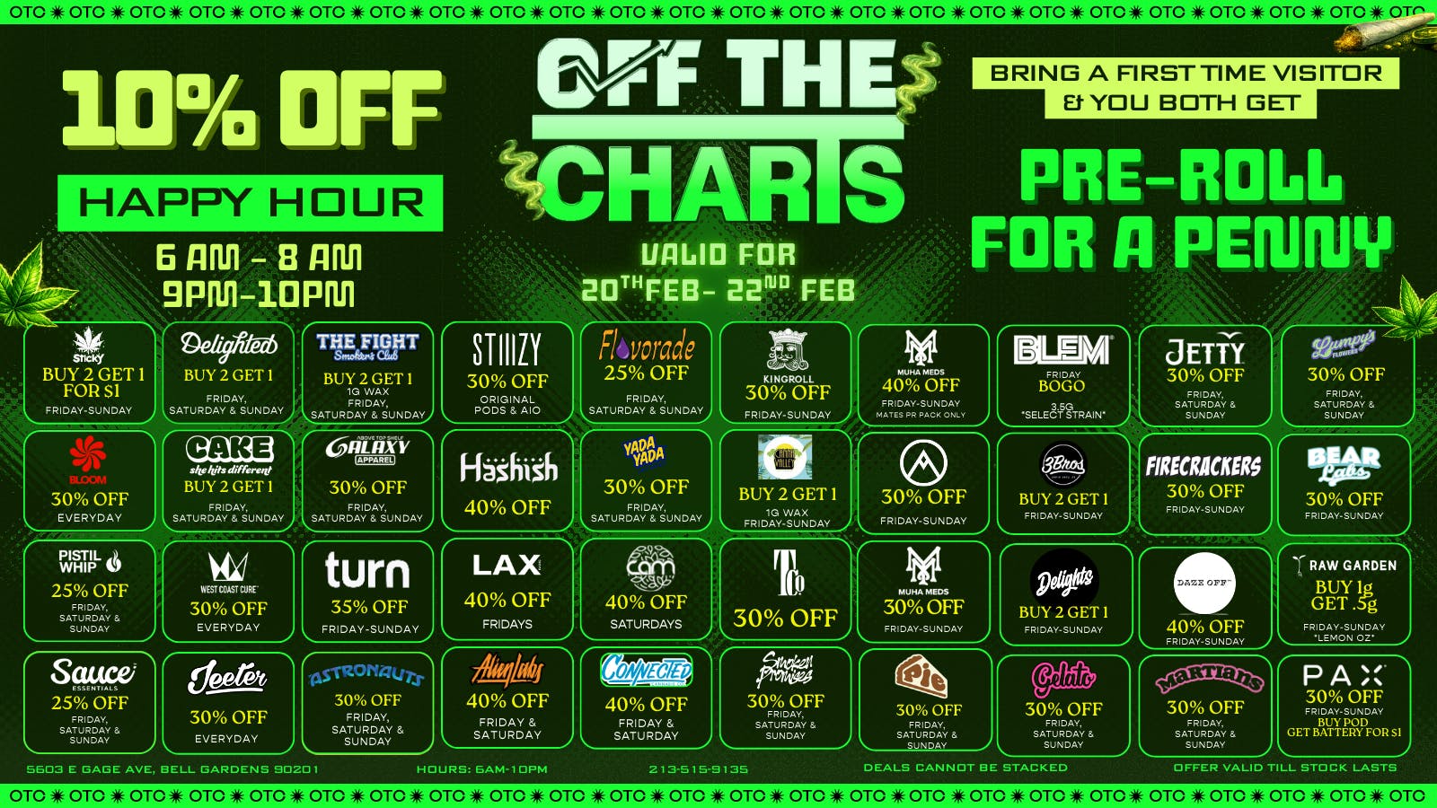 Off The Charts - Bell Gardens - NOW OPEN!! Off The Charts - Bell Gardens - NOW OPEN!!