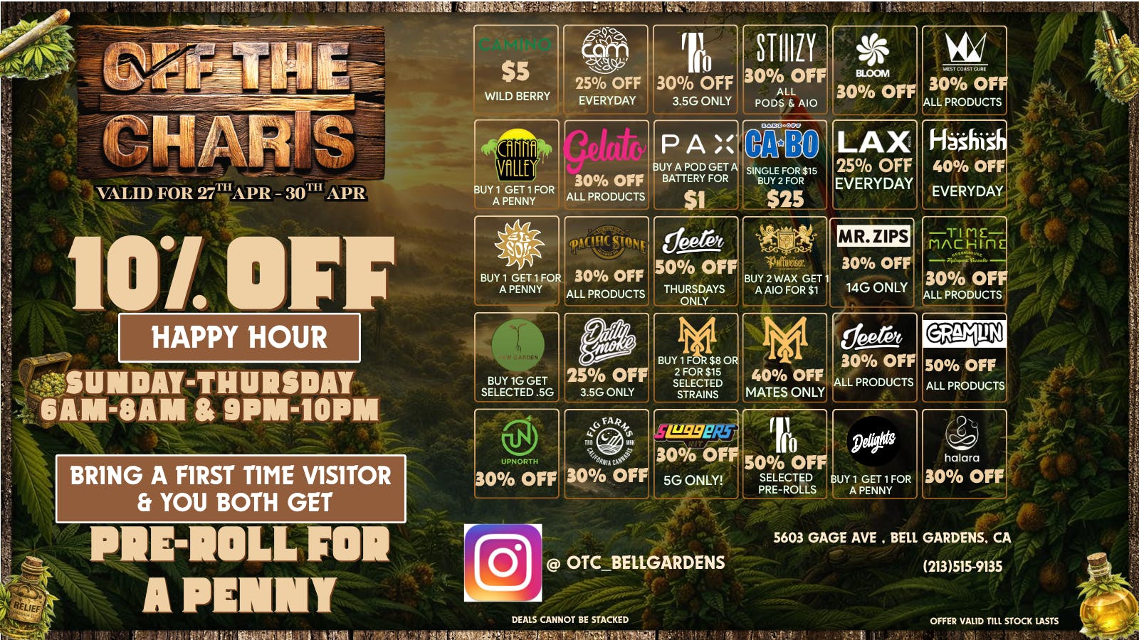 Off The Charts - Bell Gardens - NOW OPEN!! OFF THE CHARTS BELL GARDENS - NOW OPEN!