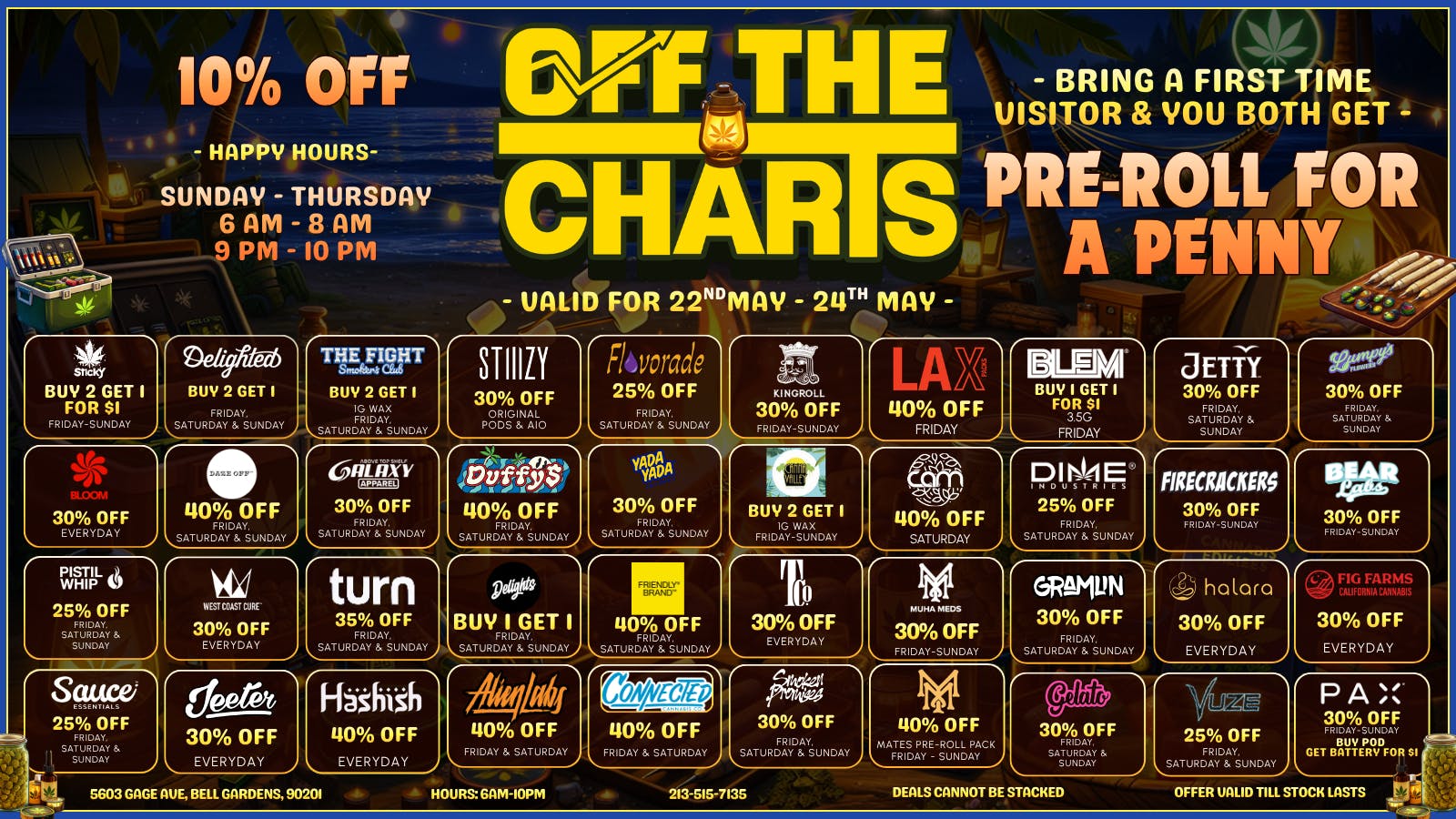 Off The Charts - Bell Gardens - NOW OPEN!! NOW OPEN - BELL GARDENS !!