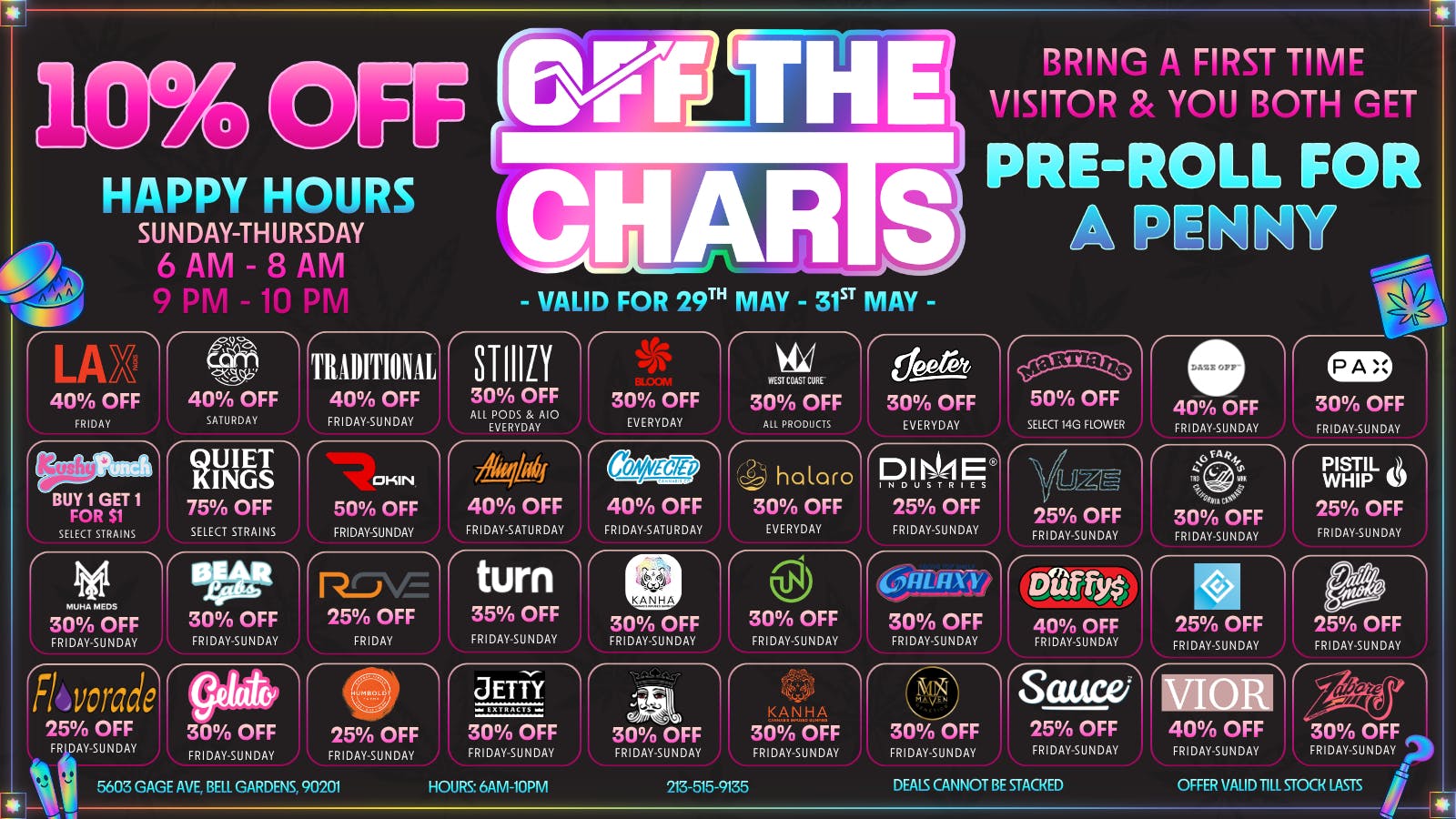 Off The Charts - Bell Gardens - NOW OPEN!! Off The Charts - Bell Gardens - NOW OPEN!!