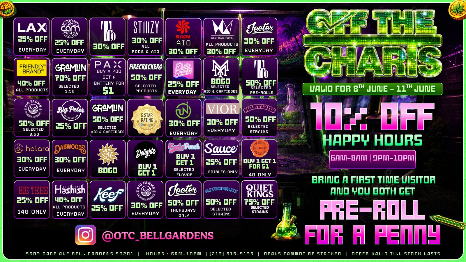Off The Charts - Bell Gardens Off The Charts - Bell Gardens - NOW OPEN!!