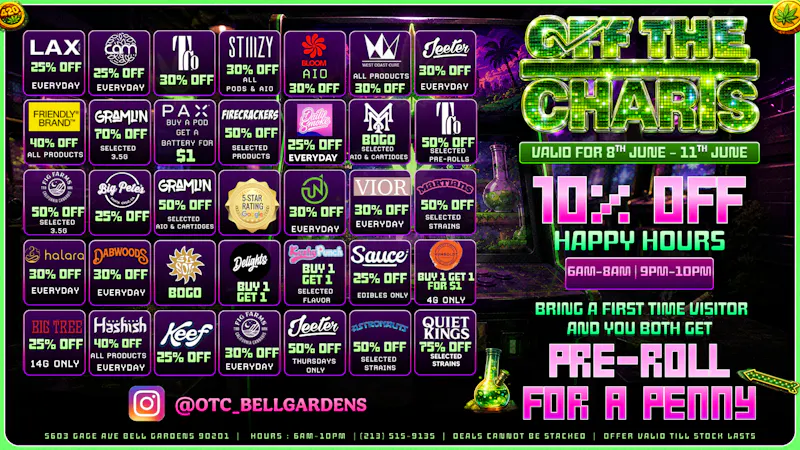 Off The Charts - Bell Gardens Off The Charts - Bell Gardens - NOW OPEN!!