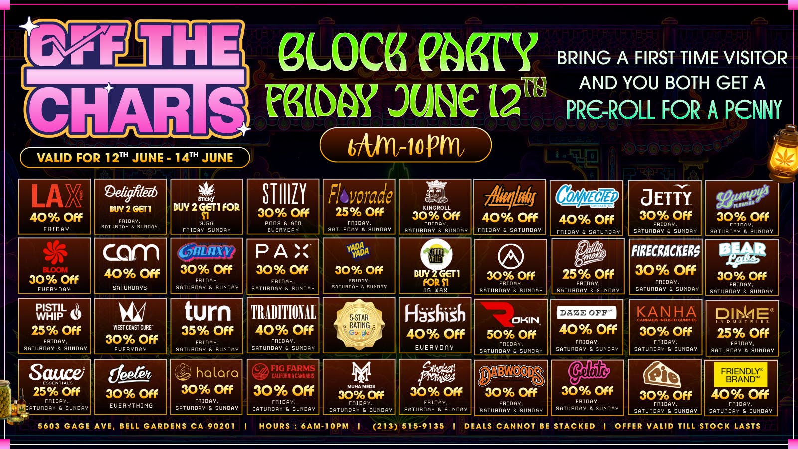 Off The Charts - Bell Gardens Off The Charts - Bell Gardens - NOW OPEN!!